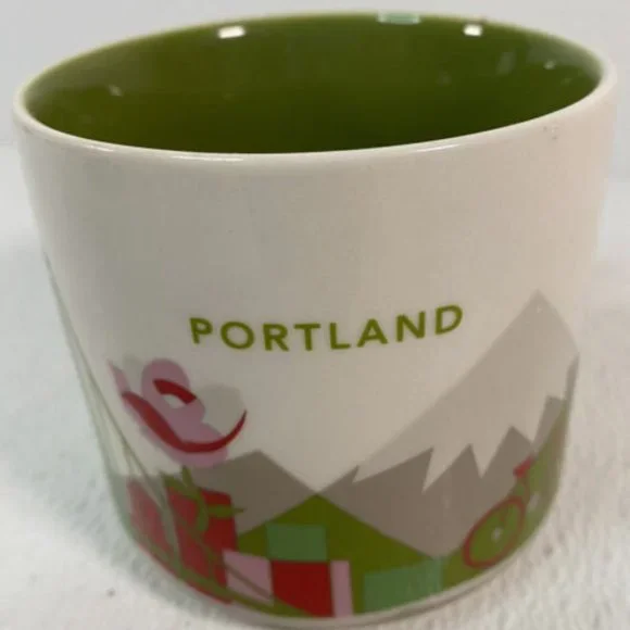 Starbucks 2013 You Are Here Collection Coffee Mug Portland 14 Oz - Picture 1 of 3